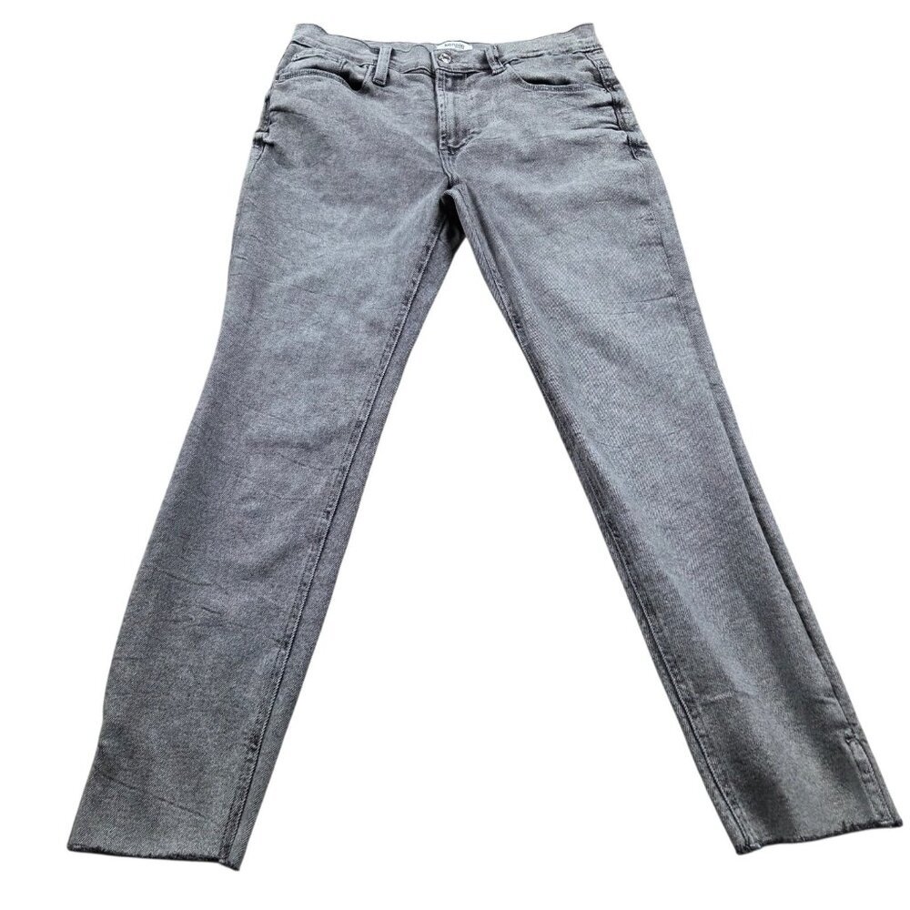 Kensie Jeans Womens 8/29 Gray Kelsey High Rise Skinny Raw Hem